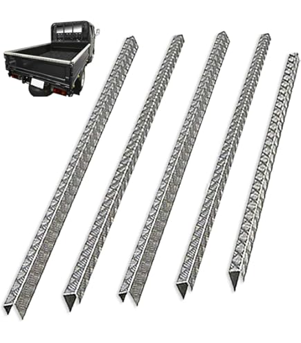 Amazon | トラック 汎用 アルミ 縞板 アオリ 笠木 カバー 2110mm*2本